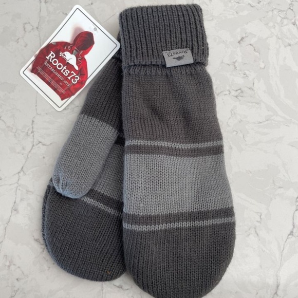 Roots Canada Mitts Mittens L/XL NEW Lined Extra Warm! - Picture 1 of 4
